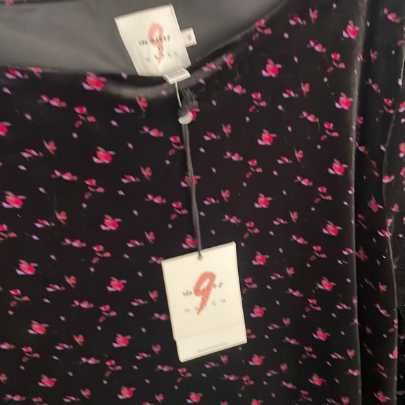 the nines by hatch floral dress velvet swing floral dress XL - Picture 6 of 7